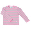 Camiseta rosa c/raya fina M/L