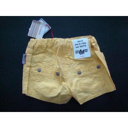 Pantalón corto amarillo